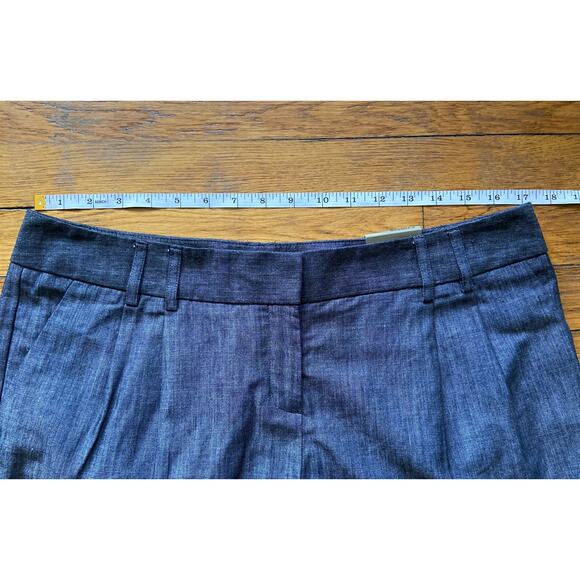 EXPRESS Gray Lightweight Cotton Cuffed Shorts sz 10 (NWT) - Picture 6 of 10